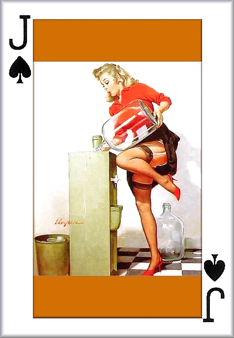 Gil Elvgrens Pin up Playing Cards #17135144