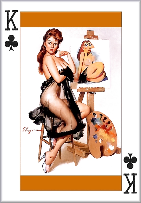Gil Elvgrens Pin up Playing Cards #17135272