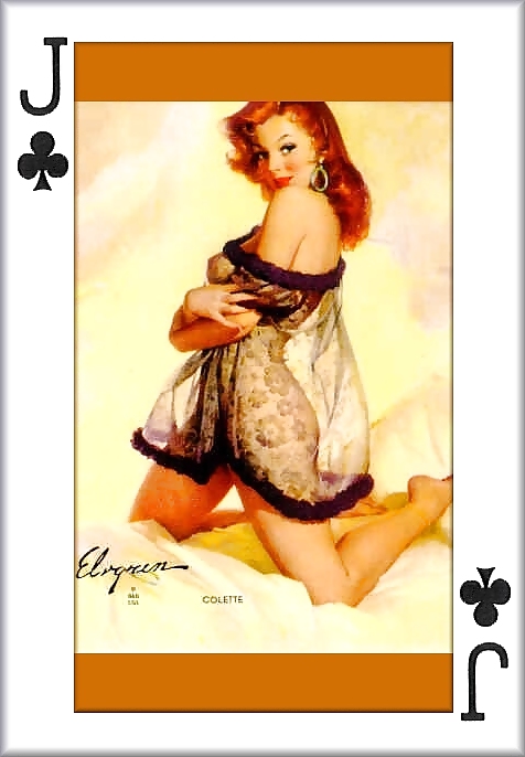 Gil Elvgrens Spielkarten Pin Up #17135277