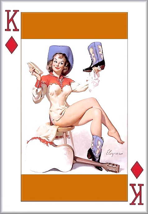 Gil Elvgrens Pin up Playing Cards #17135324