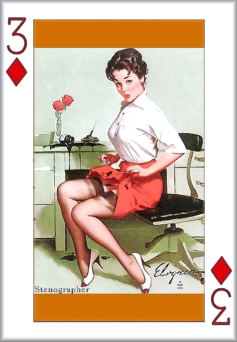 Gil Elvgrens Pin up Playing Cards #17135394