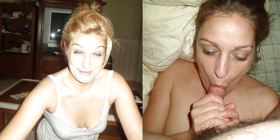 Wife, before and after