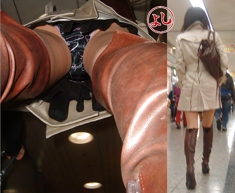 アジアのアップスカート - 汚いパンティーは、10代の公共のお尻を覘く
 #16888002