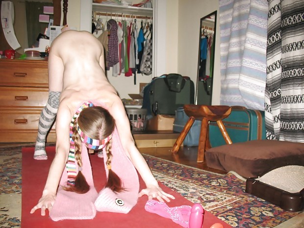 Weiß Yoga Schlampen Lieben Indische Kultur #14620075