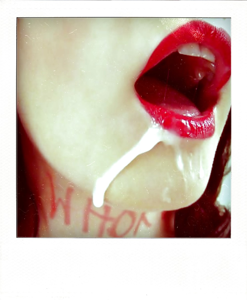 Ihr Sexy Mund, Lippen Und Zunge ... #16994277
