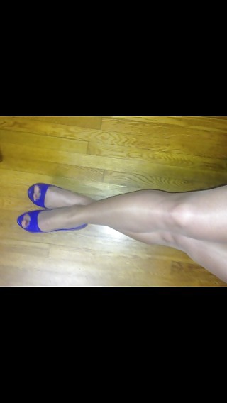 Peep toe shoes and pantyhose 2 #22491925