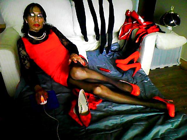 Schwarze Nylons & Red Fersen Macht Mich An #5555062