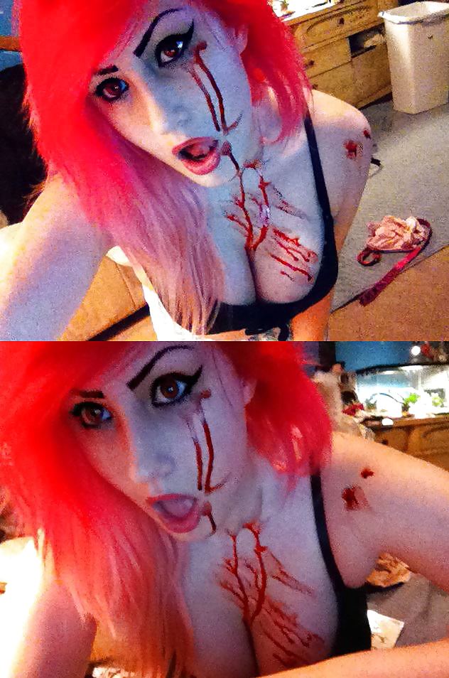 Facebook emo gothic scena ragazza selfies
 #22251979