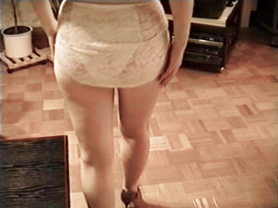 SAG - White Zip Bustier & Short Lace Skirt Long Legs 19 #14074139
