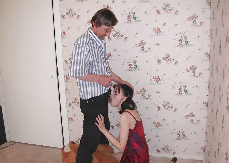 Daugther gives dad a blowjob #4577466