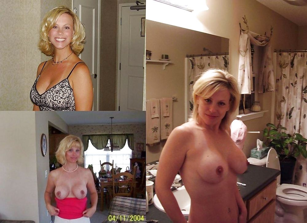 Dressed and undressed wives milf housewives #5214329