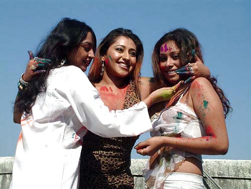 Autoerotic Indian girls taking half in holy