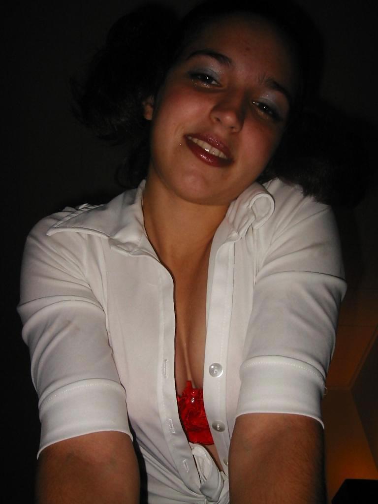 LATINA POSING IN SCHOOLDRESS #9538828