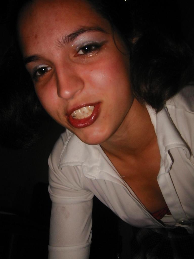 LATINA POSING IN SCHOOLDRESS #9539031