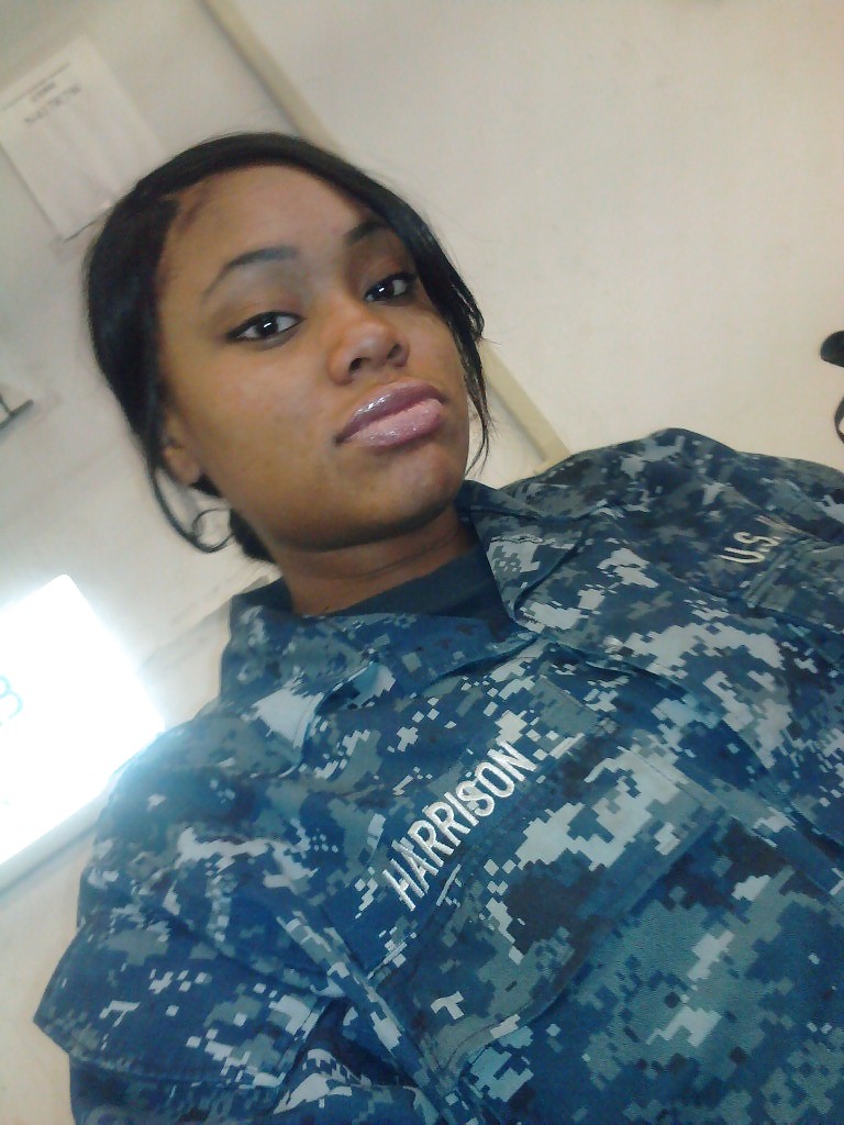 Black female soldier Harrison! #15427296
