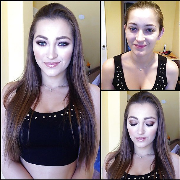 Estrellas porno sin maquillaje antes y después de las fotos 
 #18186205