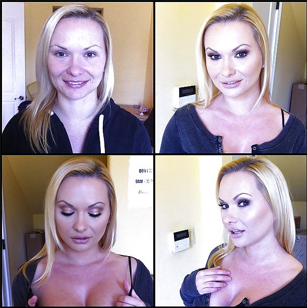 Estrellas porno sin maquillaje antes y después de las fotos 
 #18186317