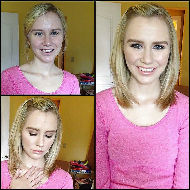 Estrellas porno sin maquillaje antes y después de las fotos 
 #18186329