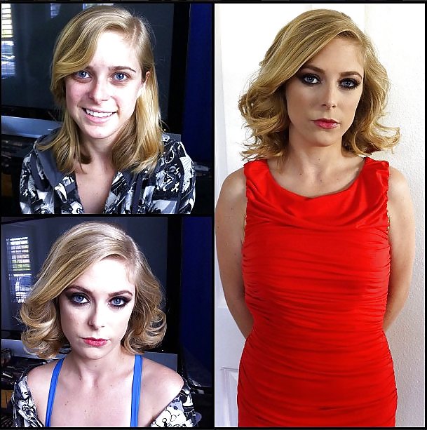 Estrellas porno sin maquillaje antes y después de las fotos 
 #18186424