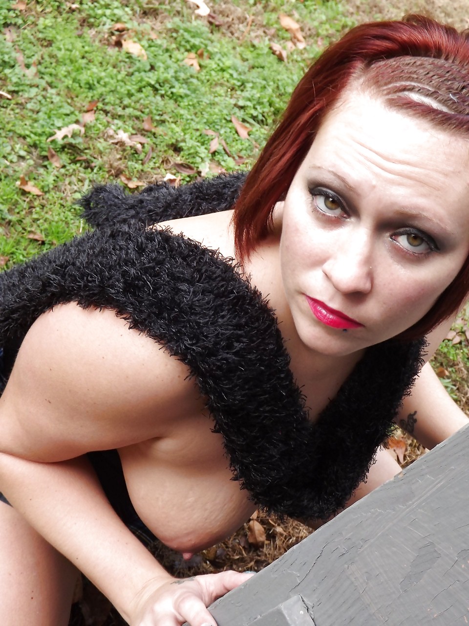 Big Titty Babe Im Freien #6789750