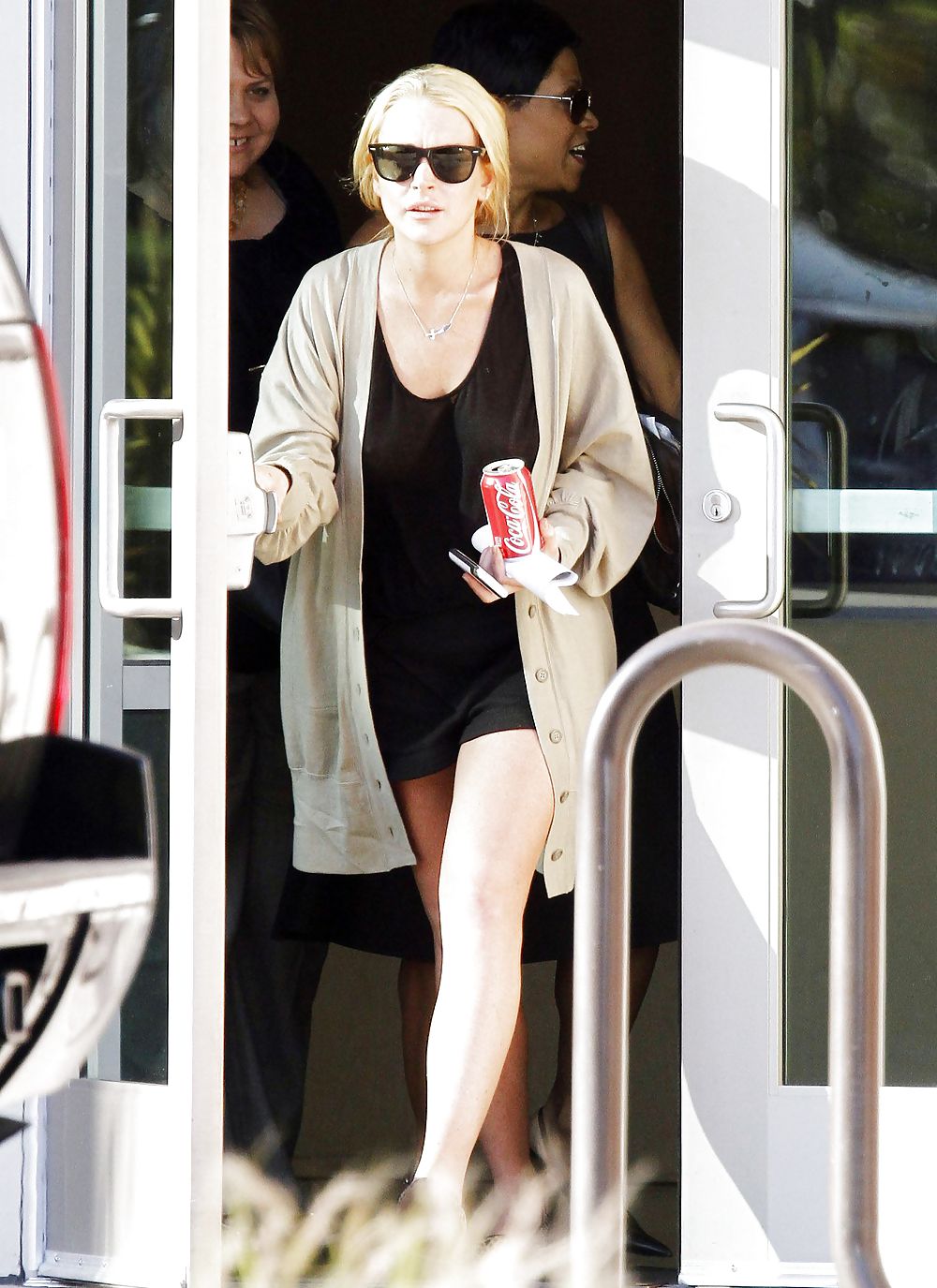 Lindsay Lohan Voir à Travers Au Centre Des Femmes Du Centre-ville Dans La #4735460