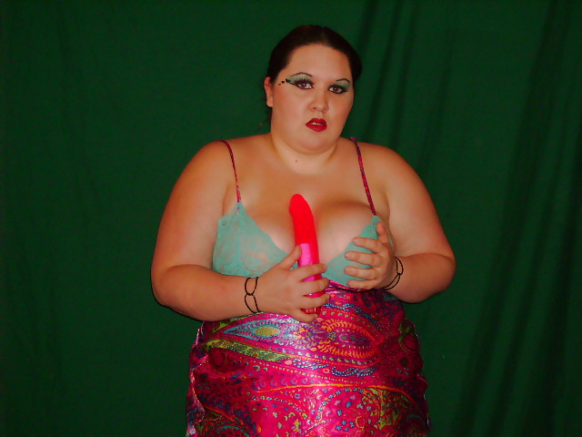 Chubby girl with perky boobs toys her plump pussy #7312678