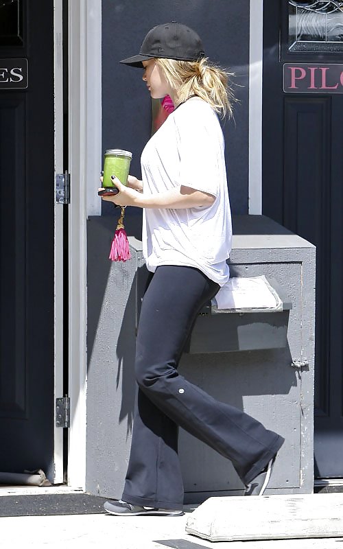 Hilary Duff Dirigé Vers Une Salle De Fitness à Los Angeles #5191214