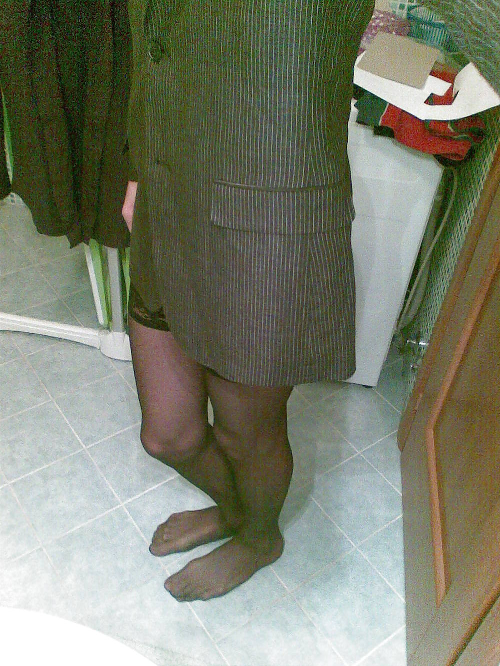 Marta: shemale stockings mirror #3221043