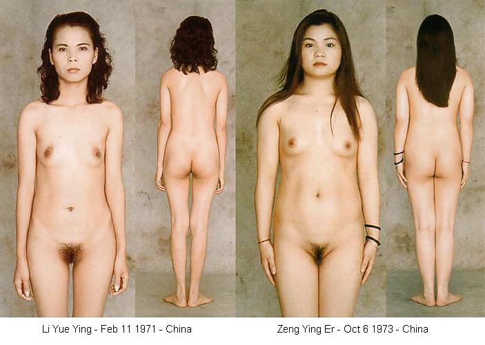 Mujeres con ropa y sin ropa de todo tipo.
 #19644762