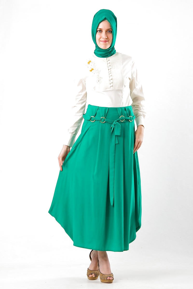 Turban Tragenden Modelle - Jilbab Hijab Mode-Modell #15824107