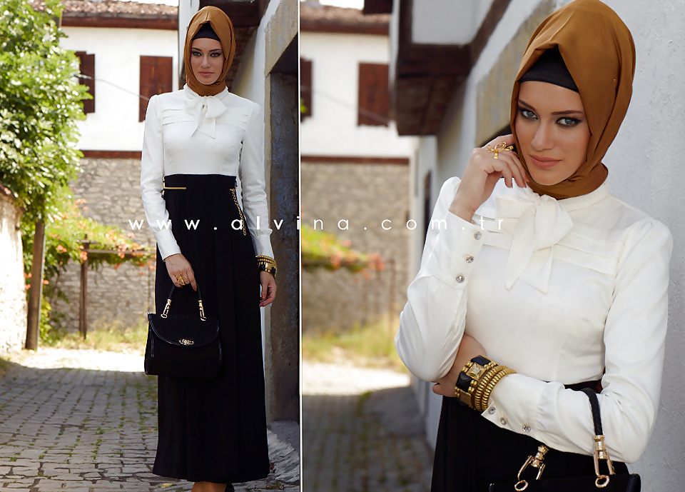Turban Tragenden Modelle - Jilbab Hijab Mode-Modell #15824114
