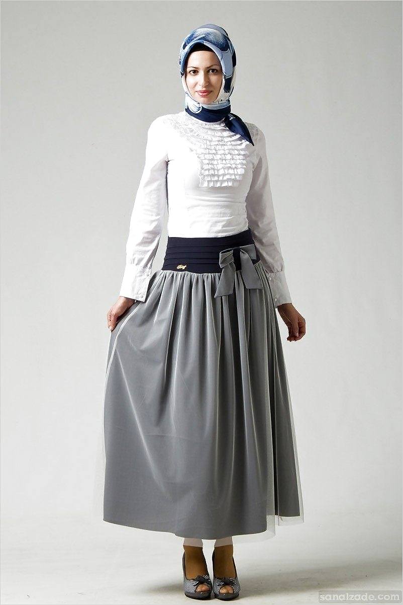 Turban Tragenden Modelle - Jilbab Hijab Mode-Modell #15824198