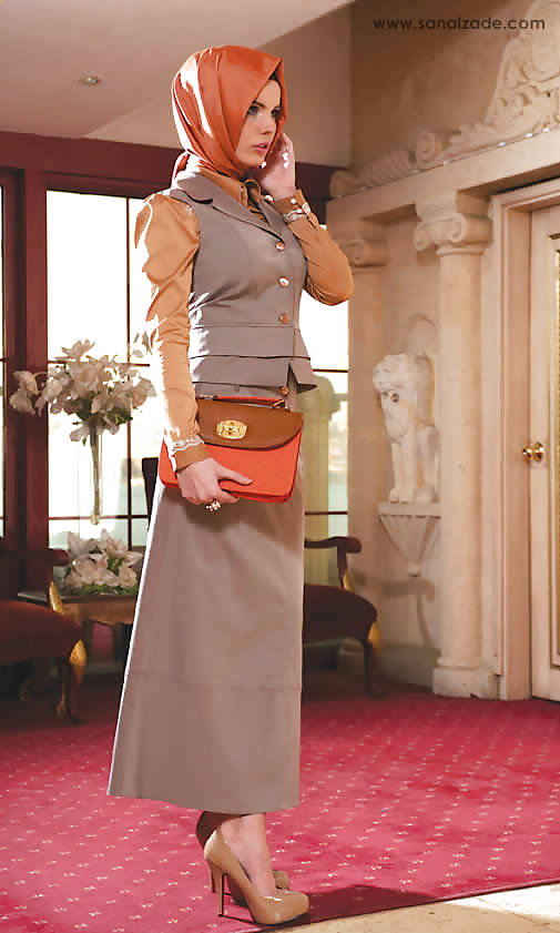 Turban Tragenden Modelle - Jilbab Hijab Mode-Modell #15824215
