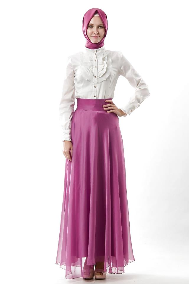 Turban Tragenden Modelle - Jilbab Hijab Mode-Modell #15824232