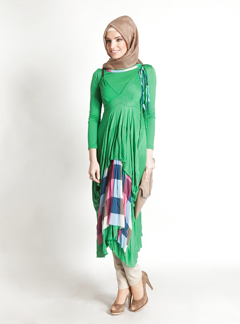 Turban Tragenden Modelle - Jilbab Hijab Mode-Modell #15824263