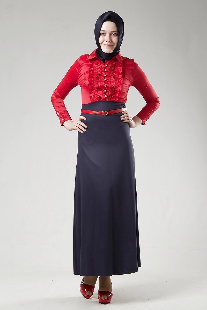 Turban Tragenden Modelle - Jilbab Hijab Mode-Modell #15824298