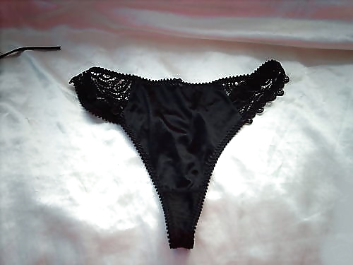 My fiancee girl Black Thongs #4559035