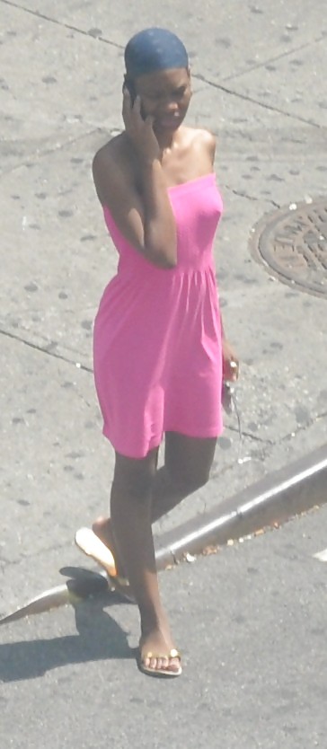 Harlem girls in the heat 130 - new york - bra-less nipple
 #4611068