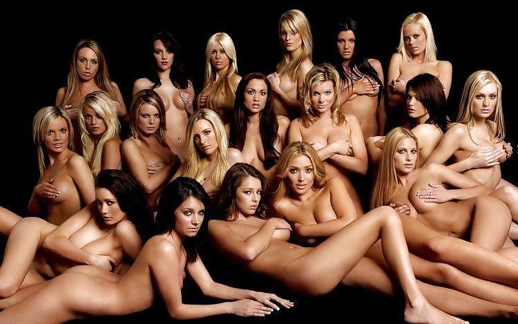 Girls in groups 7: たくさんの裸の女の子が一緒にいるところ
 #2254618