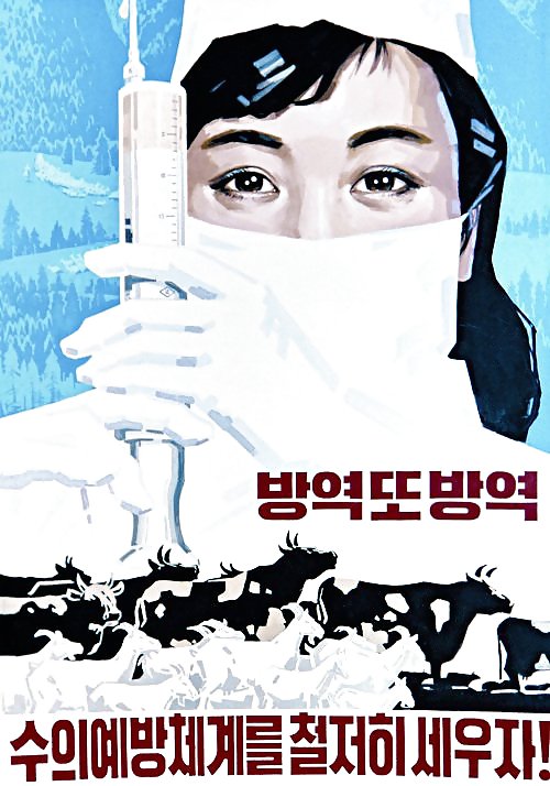 北朝鮮のポスター、非常に興味深い...
 #6453624