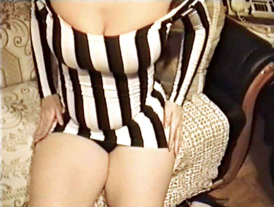 SAG - Busty Bitch In A Tight Striped Sexy Minidress 06 #18636069