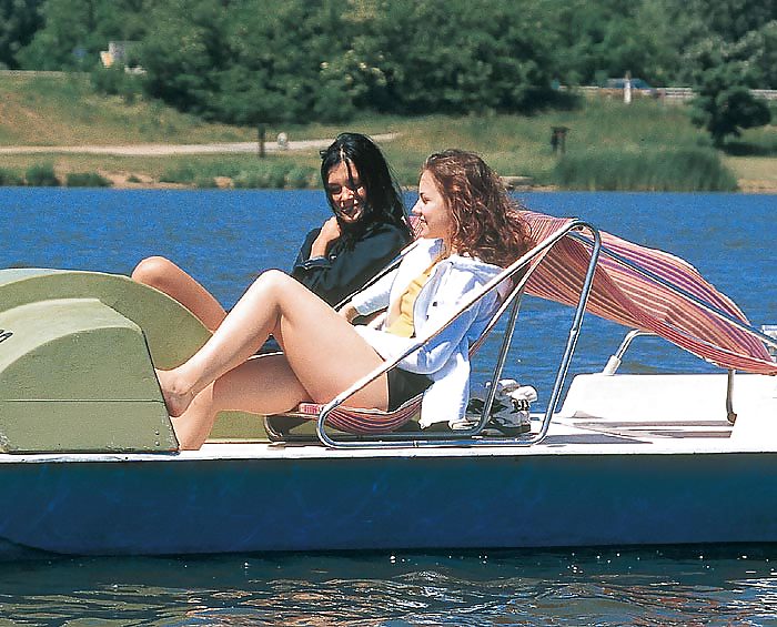 Patricia and Isabelle by the lake #13106327