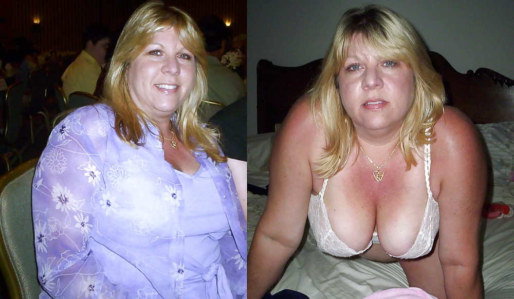 Wife Marie Dressed Undressed and Before After #9252795
