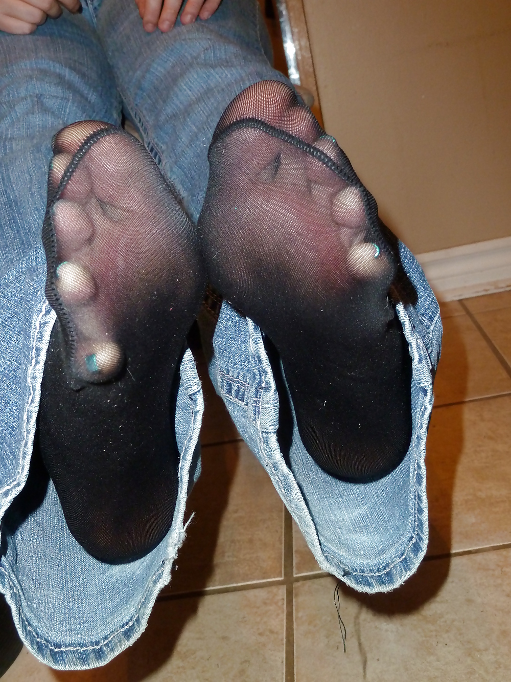 Babysitter stocking feet #14884380