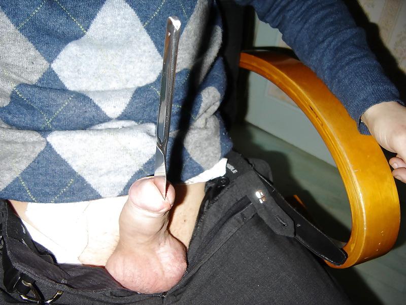 Knives spoons in the dick couteaux cuilleres dans la bite #3353974
