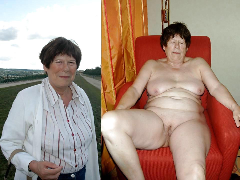 With and without clothes-mature couple. #14630398