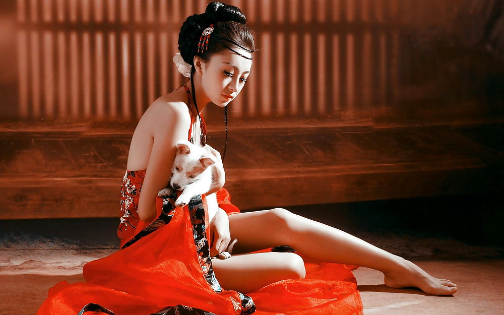 ノン・ポルノ 古代衣装を着た中国の古典美人たち
 #10809273