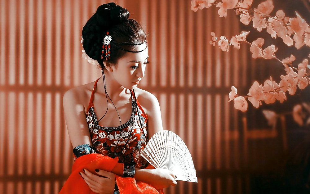 ノン・ポルノ 古代衣装を着た中国の古典美人たち
 #10809288