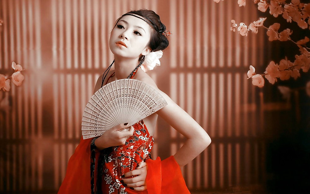 ノン・ポルノ 古代衣装を着た中国の古典美人たち
 #10809296