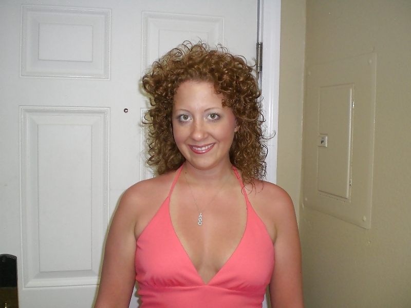 Amateur redhead at home